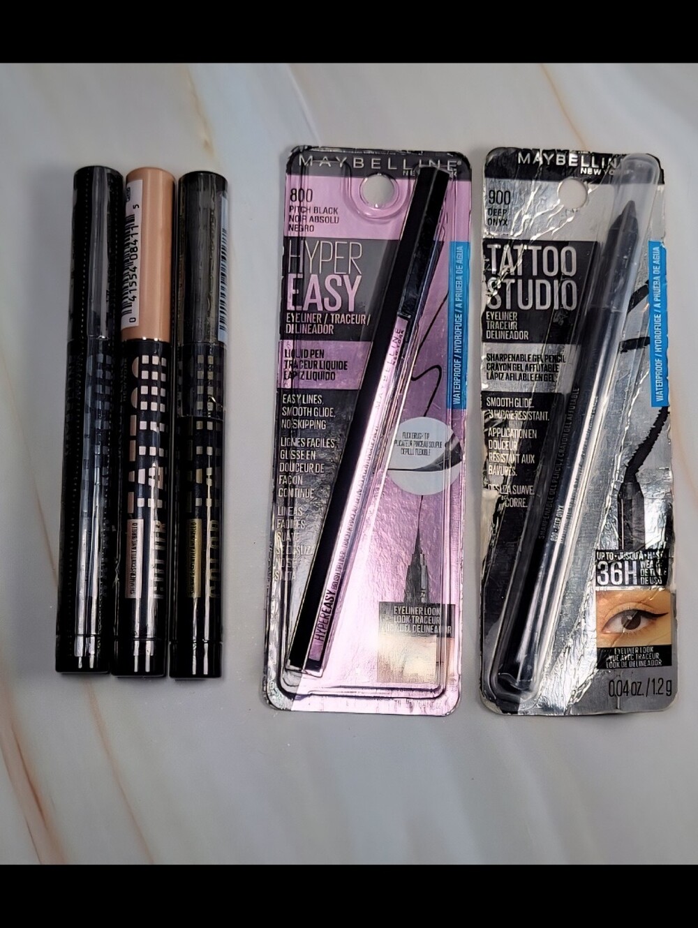 Maybelline Color Tattoo Multi-Use Eye Stix & Maybelline Eyeliner Bundle NEW!